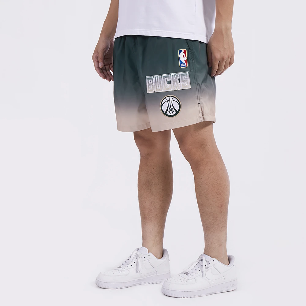 Pro Standard Bucks OS Letters Ombre Woven Shorts - Men's