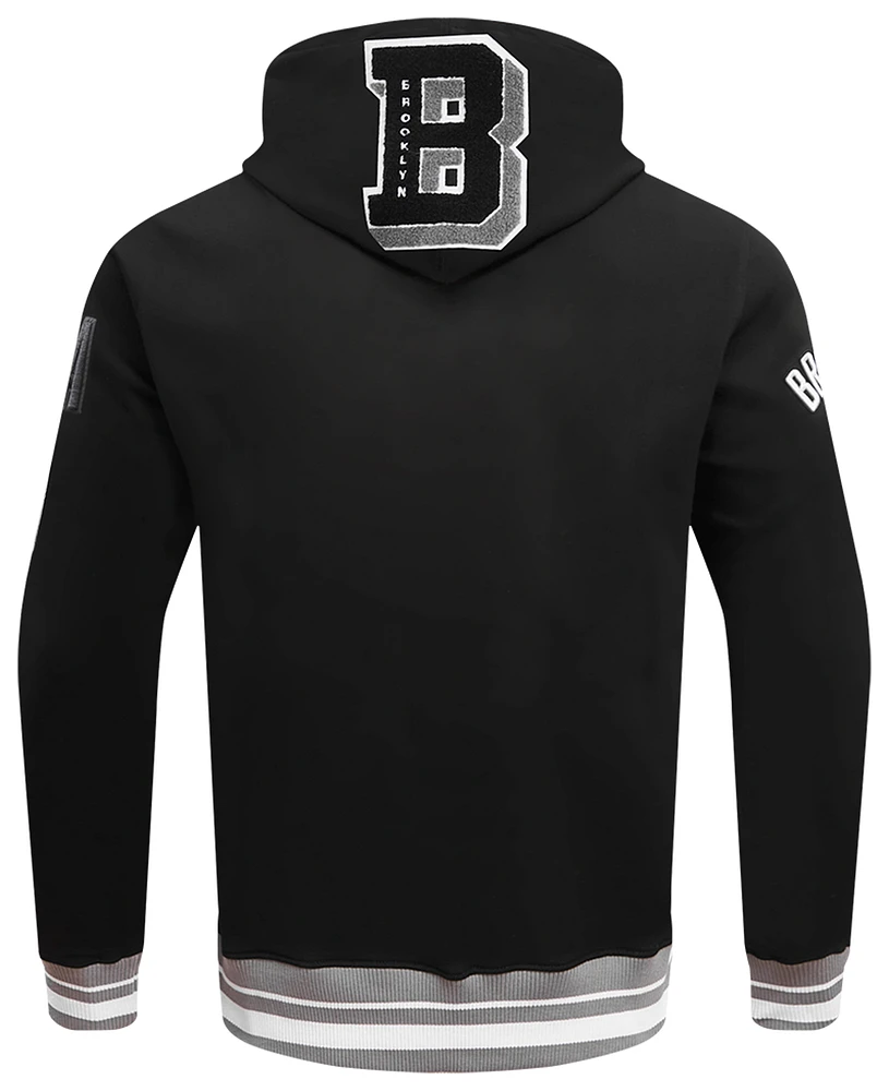 Pro Standard NETS MASH UP RIB FLC PO HOODIE - Men's