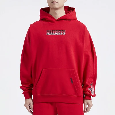 Pro Standard Rockets OS Letters Fleece P/O Hoodie - Men's