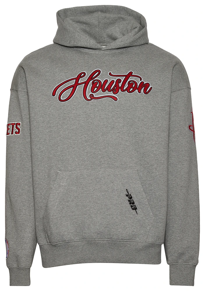 Pro Standard Rockets CS Drop Shoulder Pullover Hoodie - Men's