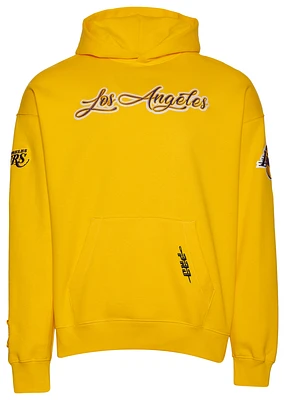 Pro Standard Lakers CS Drop Shoulder Pullover Hoodie - Men's