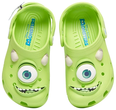 Crocs Boys Monsters Inc Mike Classic Clogs - Boys' Preschool Shoes Green