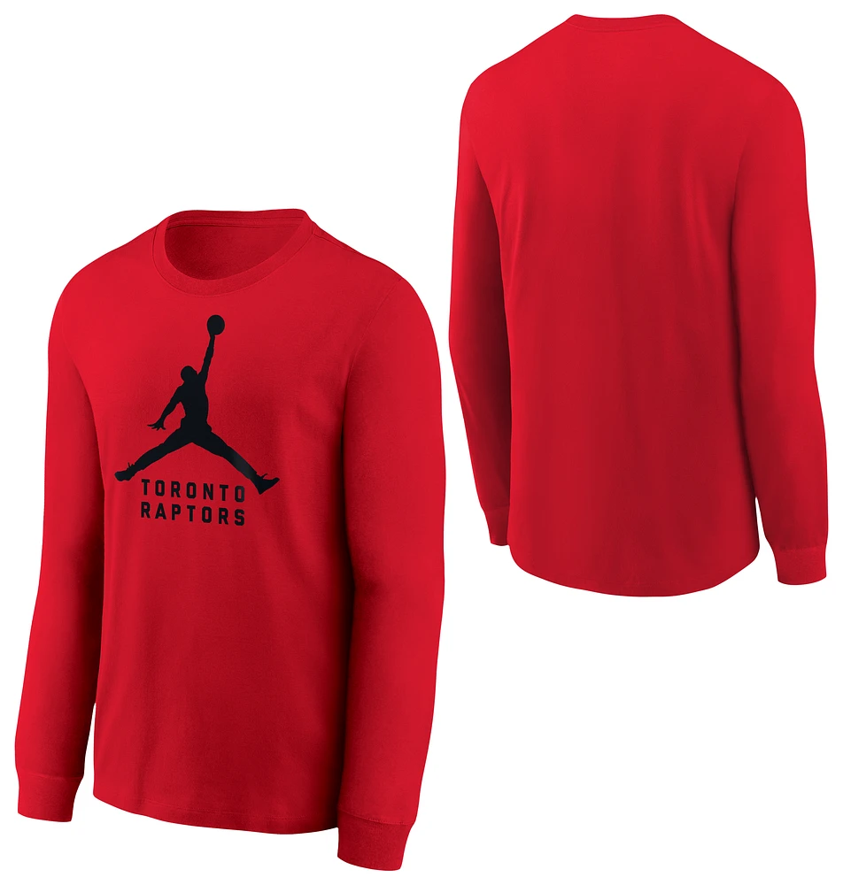 Jordan Raptors Essential Long Sleeve T-Shirt  - Boys' Grade School