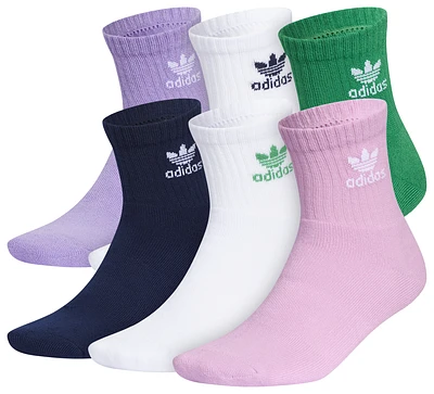 adidas Originals Trefoil Pastel 6PK Quarter Socks - Adult