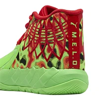 PUMA Boys Lamelo Ball PUMA MB.01 Thermal - Boys' Preschool Shoes Fluro Green Pes/Lime Squeeze/Red Size 11.0