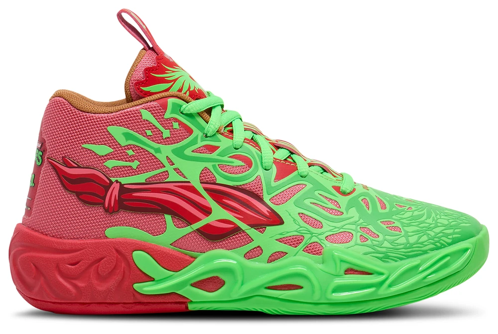 PUMA Boys Lamelo Ball MB.04 TMNT R&D - Boys' Grade School Shoes Red/Dark Amethyst