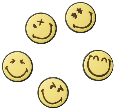 Crocs Jibbitz Smileyworld 5 Pack  - Adult