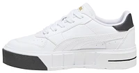 Puma Girls Cali Court Leather - Girls' Preschool Shoes White/Puma Black