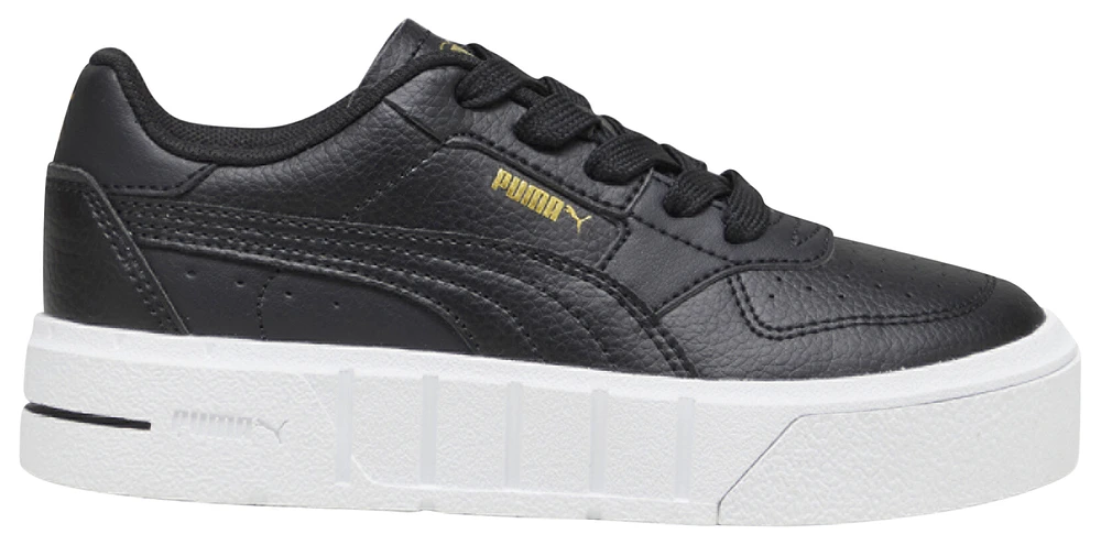 Puma Girls Cali Court Leather - Girls' Preschool Shoes Black/Puma White