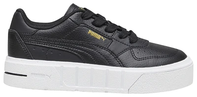 Puma Girls Cali Court Leather - Girls' Preschool Shoes Black/Puma White