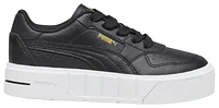 Puma Girls Cali Court Leather - Girls' Preschool Shoes Black/Puma White