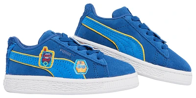 PUMA Girls PUMA Suede Paw Patrol Chase AC - Girls' Toddler Shoes Clyde Royal/Racing Blue/Pele Yellow Size 04.0