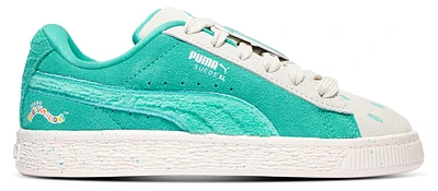 PUMA Girls PUMA Suede XL Squishmallows Winston - Girls' Preschool Shoes White/Blue Size 03.0