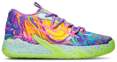 PUMA Boys Lamelo Ball PUMA MB.03 Be You - Boys' Preschool Shoes Pink/Purple/Green Size 11.0
