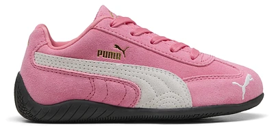 PUMA Girls Speedcat - Girls' Preschool Shoes Pink/White
