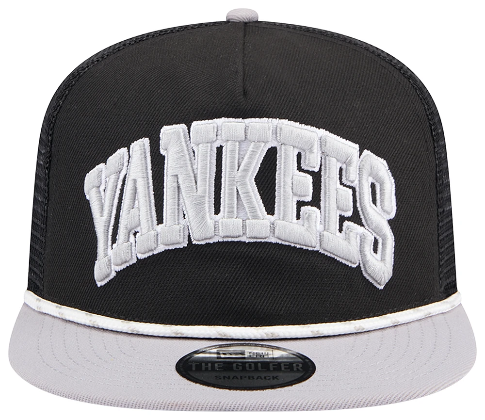 New Era Yankees Golfer Throwback Snapback  - Men's