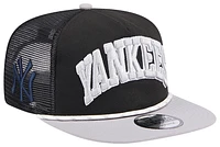 New Era Yankees Golfer Throwback Snapback  - Men's