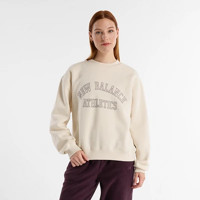 New Balance Graphic Fleece Crew - Women's