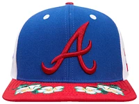 Pro Standard Braves State Flower Brim Wool Snapback - Adult