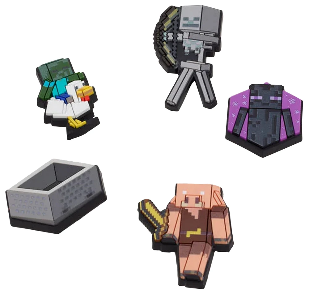 Crocs Minecraft 5 Pack Jibbitz  - Youth