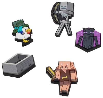 Crocs Minecraft 5 Pack Jibbitz  - Youth