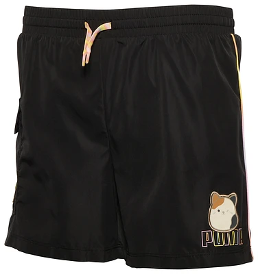 PUMA Girls x Squishmallows Woven Cargo Shorts - Girls' Grade School Gold/Black