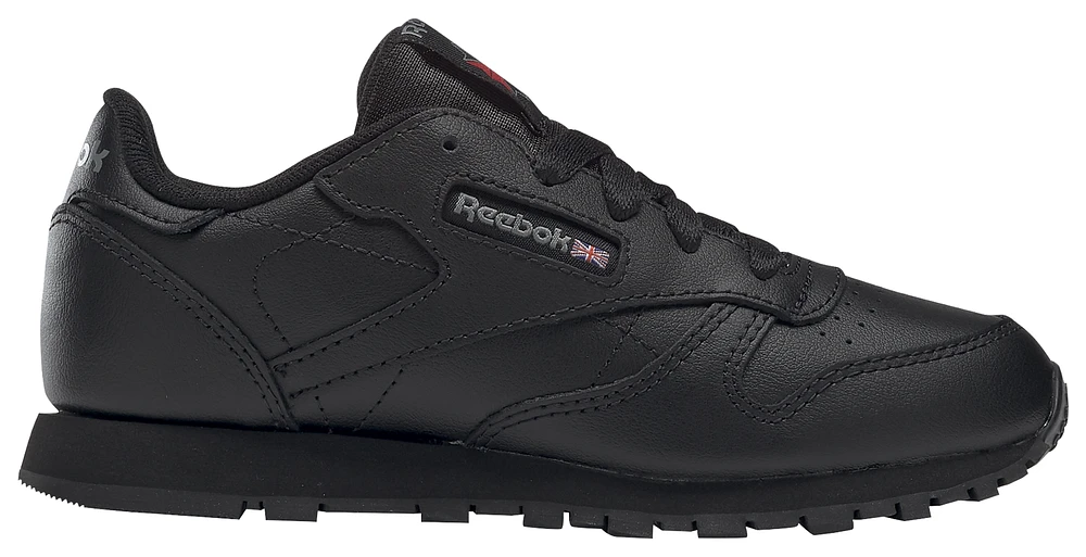 Reebok Boys Classic Leather - Boys' Preschool Shoes Black/Black