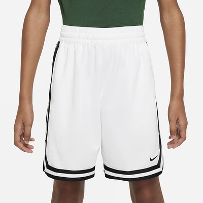 Nike Boys Nike Dri-FIT DNA 24 Shorts - Boys' Grade School White/Black Size L
