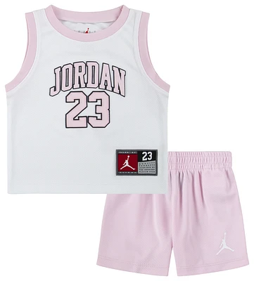 Jordan Boys 23 Jersey Set - Boys' Infant Pink/Black