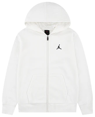 Jordan Boys Brooklyn Full-Zip Hoodie - Boys' Grade School Sail/White