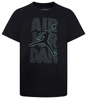 Jordan Boys Jordan AJ3 Stack Glow Short Sleeve T-Shirt - Boys' Preschool Green/Black Size 6