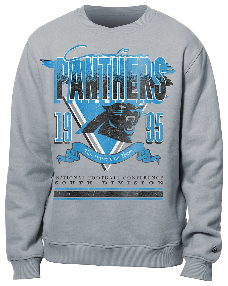 New Era Panthers Fitted Crew Sweatshirt - Men's