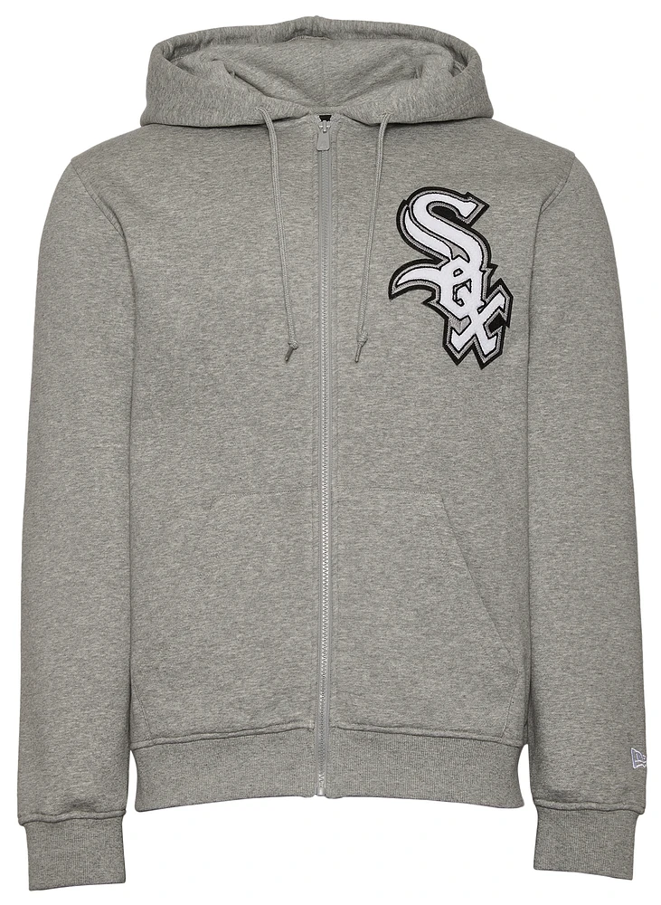 New Era White Sox Custom Full-Zip Hoodie - Men's