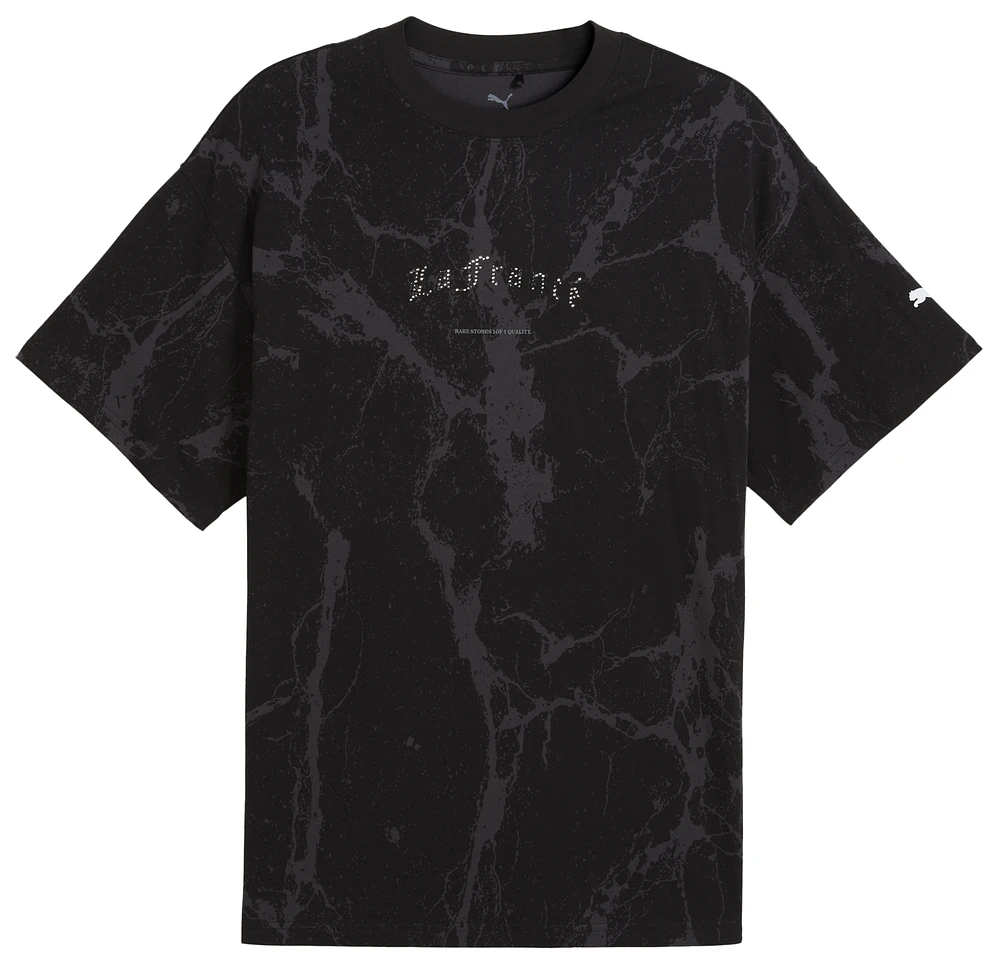 PUMA Melo LaFrance Written Chrome Marble T-Shirt - Men's
