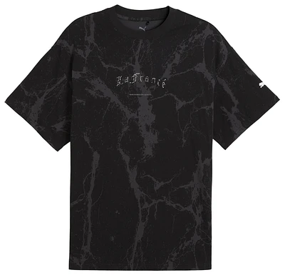 PUMA Melo LaFrance Written Chrome Marble T-Shirt - Men's