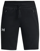 Under Armour Boys Pennant Shorts - Boys' Grade School White/Black