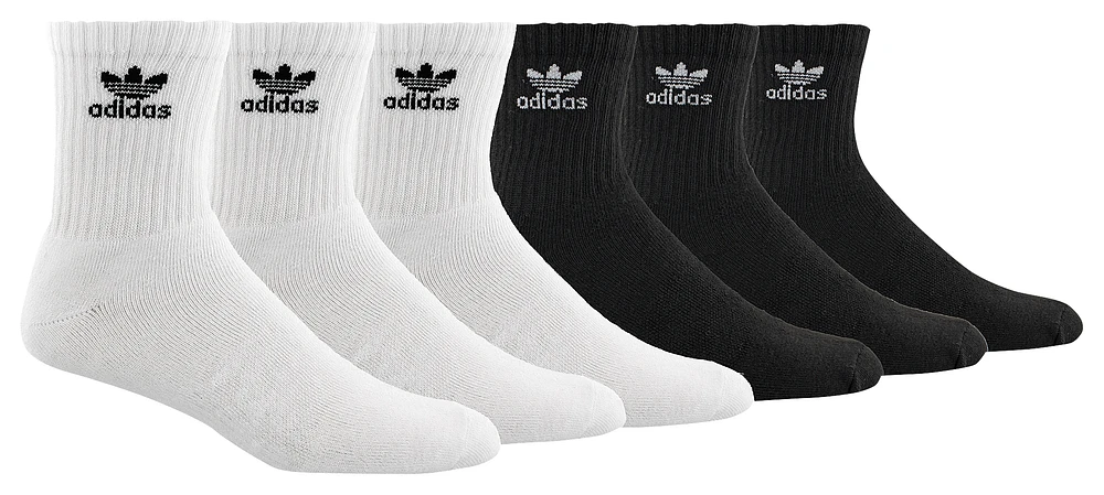 adidas Paquet de 6 paires de chaussettes courtes matelassées Trefoil - Pour hommes