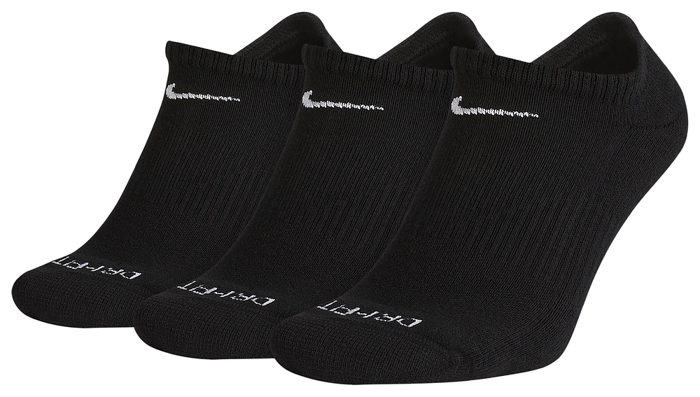 Nike 3 Pack Dri-FIT Plus No Show Socks - Men's