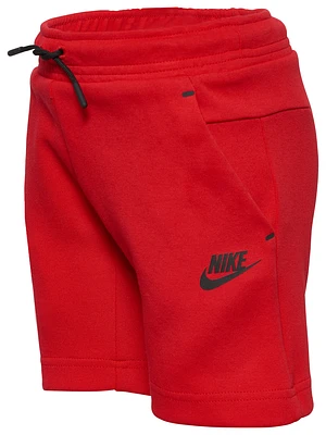 Nike Boys Tech Shorts - Boys' Preschool Black/University Red