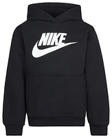 Nike Boys NSW Club HBR Pullover Hoodie - Boys' Preschool Black/Black