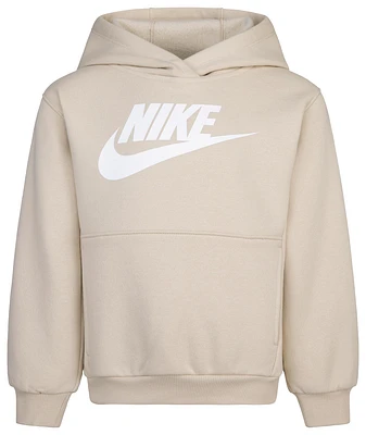 Nike Boys NSW Club HBR Pullover Hoodie - Boys' Preschool Sanddrift/White
