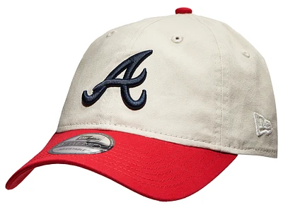 New Era Braves 9Twenty Stone Adjustable Hat - Adult