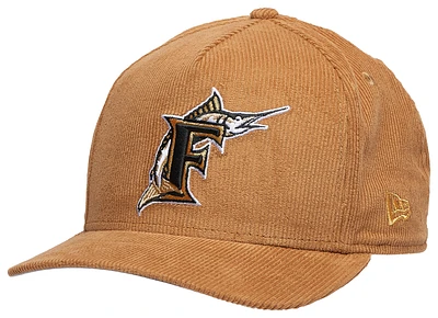 New Era Marlins 950 A Frame 10th Anniversary Curve Cap - Men's