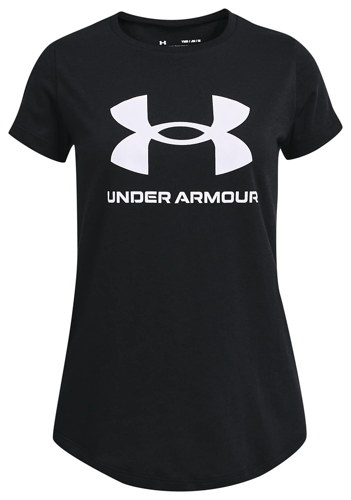 Under Armour Sportstyle Logo T-Shirt  - Girls' Grade School