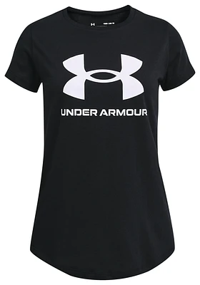 Under Armour Sportstyle Logo T-Shirt  - Girls' Grade School