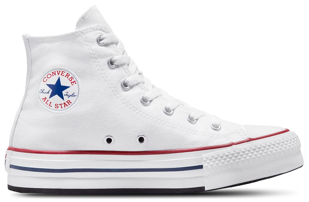 Converse Girls Hi Platform - Girls' Grade School Basketball Shoes White/White