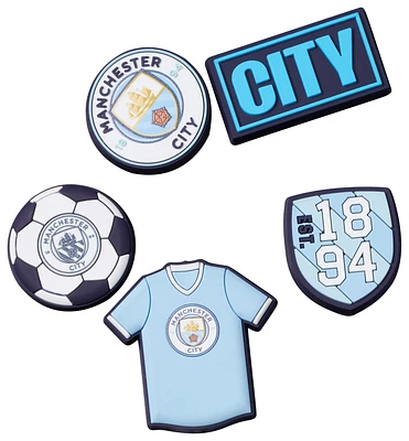 Crocs Manchester City 5 Pack Jibbitz  - Adult