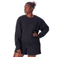 Cozi Haut à col ras du cou en molleton - Pour femmes