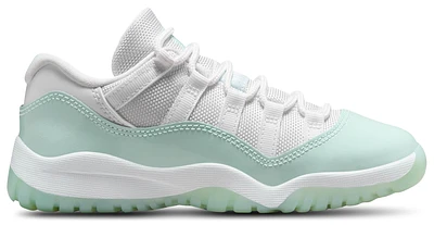 Jordan Girls Jordan Retro 11 Low - Girls' Preschool Basketball Shoes White/Igloo Size 11.0