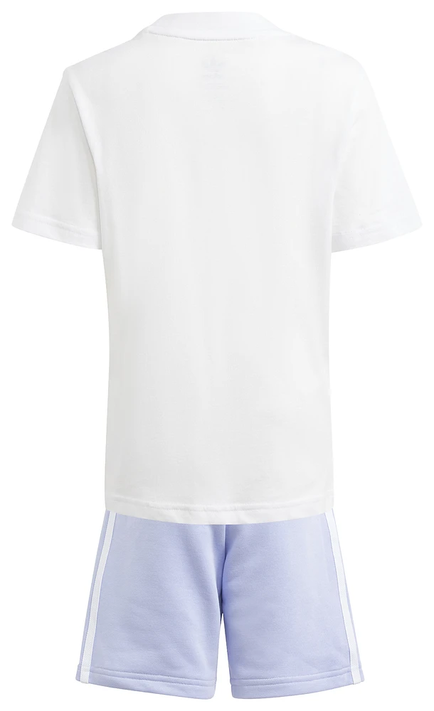 adidas Originals Shorts & T-Shirt Set  - Girls' Preschool